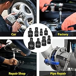 WYBENZ 6PCS Impact Socket Adapter and Reducer