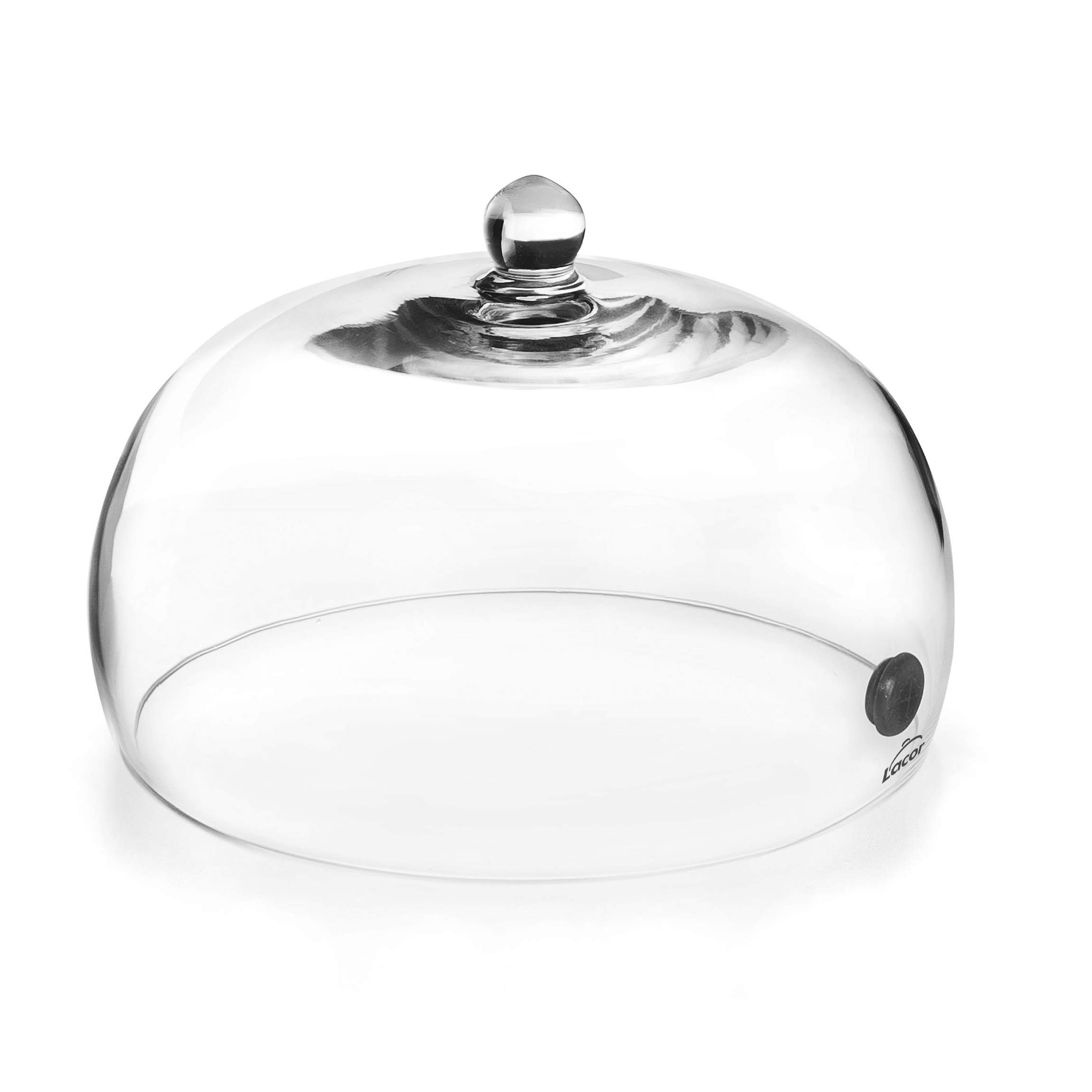 LACOR 61817 | Magic Smoker Hood | Glass Lid with Valve | Allows Smoke, Steam and Aromas for Smoking and Flavouring Food | Diameter 25 x 14 cm