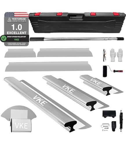 VKE Drywall Skimming Blade, 12"/20"/32"Spatula Blade,39"-82"Extension Handle ,Stainless Steel Skimming Blade, Suitable For Wall/Ceiling Smoothing,Drywall Taping Tools With Outer Box(300MM Scraper - View #6