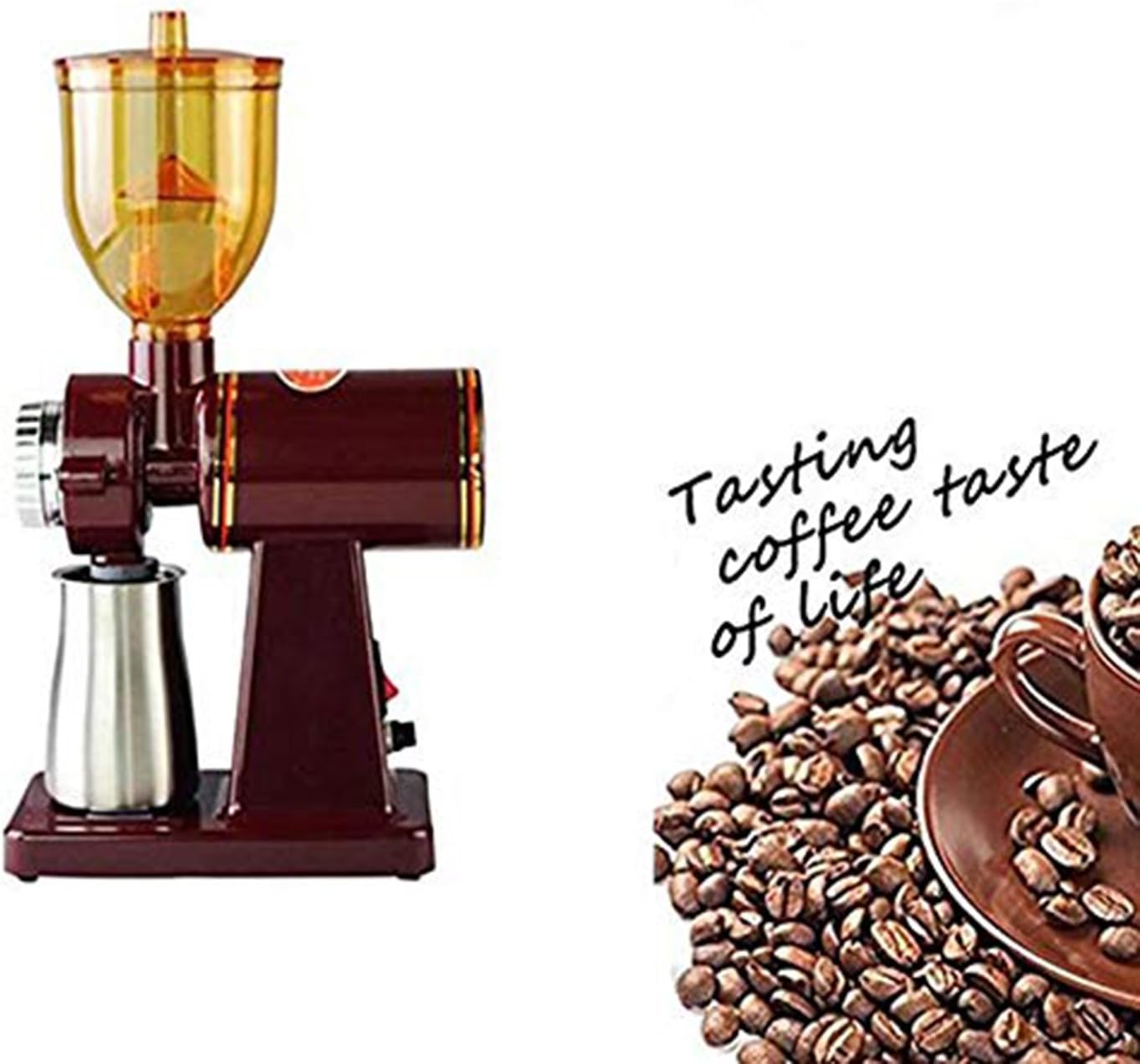 Amazon.co.jp ZGUO 電動コーヒーグラインダー ミル コーヒー 110V 速度調整可能 DIY・工具・ガーデン