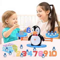BAKAM Penguin Balance Scale Number Counting Blocks