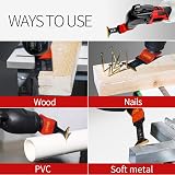 LitOrange Titanium Oscillating Tool Blades Set 3+3 Adapters Universal Quick view 4