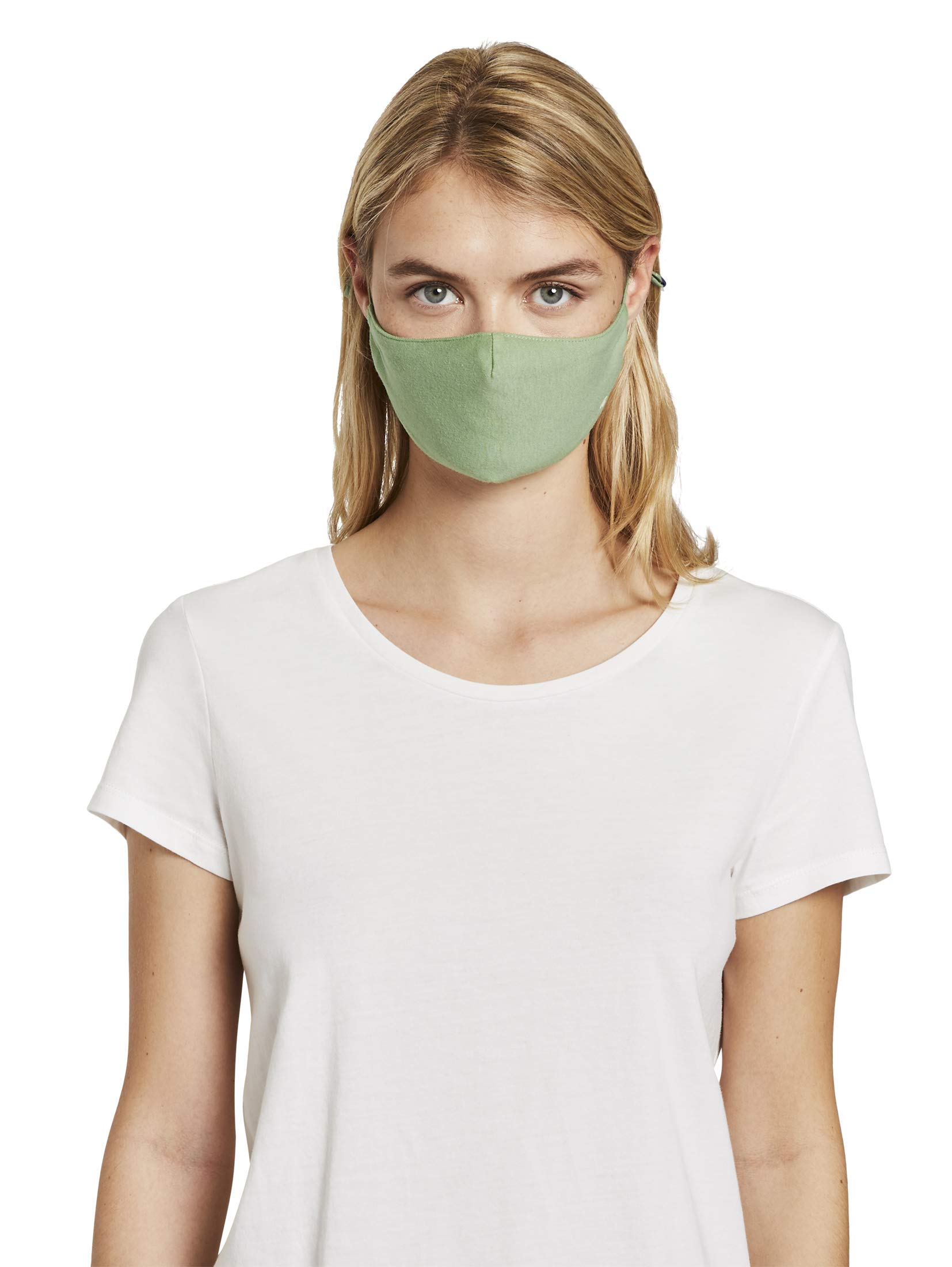 TOM TAILOR Men's Reusable fabric mask 1024675, 19764 - Light Mint Green, ONESize