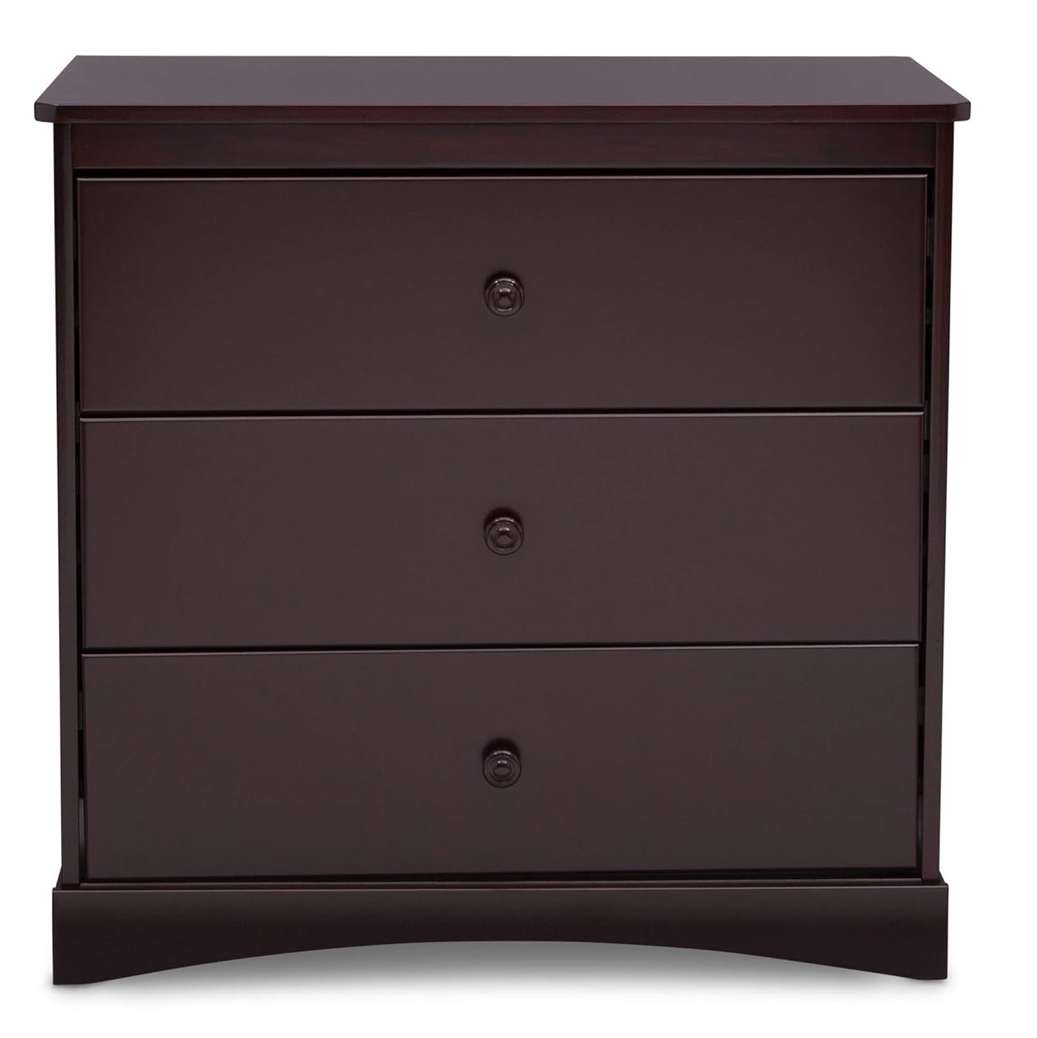Delta Children Sutton 3 Drawer Dresser with Changing Top, Espresso Java : Baby