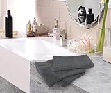Utopia Towels Premium Hand Towels 6 Pack 41x71 cm 600 GSM Grey view 5