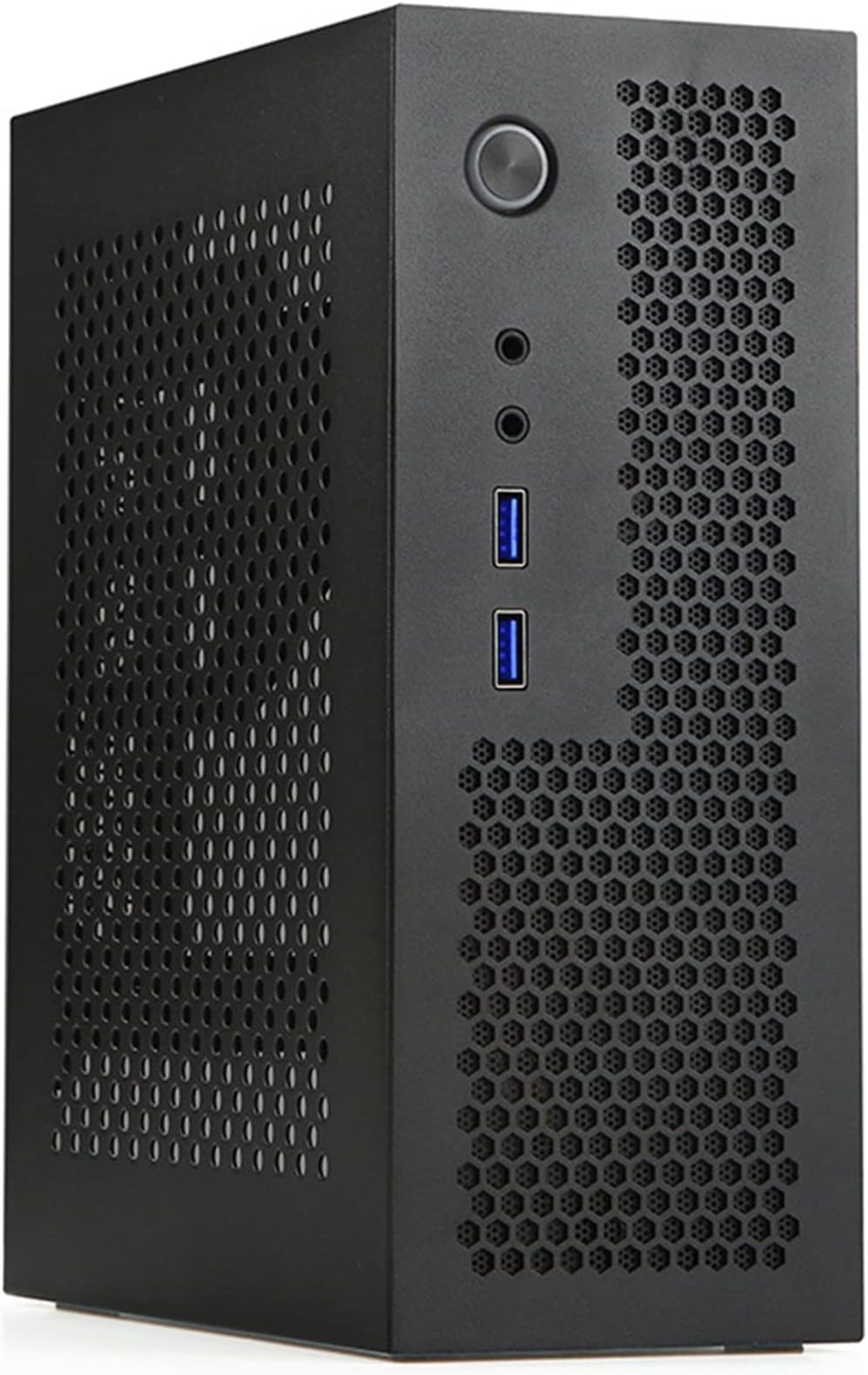 JUJIAN A09 Mini ITX HTPC Gaming Computer Case USB3.0 Desktop Chassis Black