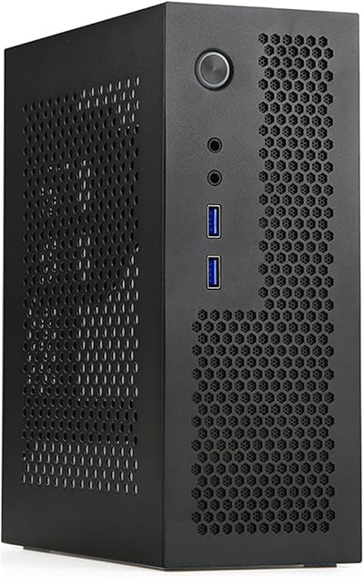 Gathukila A09 Mini ITX HTPC Computer Case Black USB3.0 Desktop Chassis