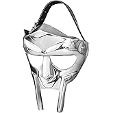 inanosa MF Doom Mask – Handcrafted Aluminum Gladiator Helmet Inspired by Doctor Doom | Lightweight Metal Mask for Halloween, Cosplay, LARP, and Display | Gift for Men, Boyfriend or Brother