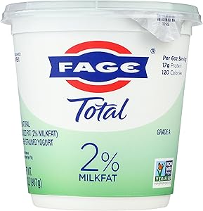FAGE Total Greek Yogurt, 2% Reduced Fat, Plain, 32 oz