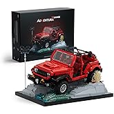 Nifeliz Wrange Pick-up car Model Building Set, Unique Off-Road Car Building Toy for Adults, Display Model Set for Adult Gift 