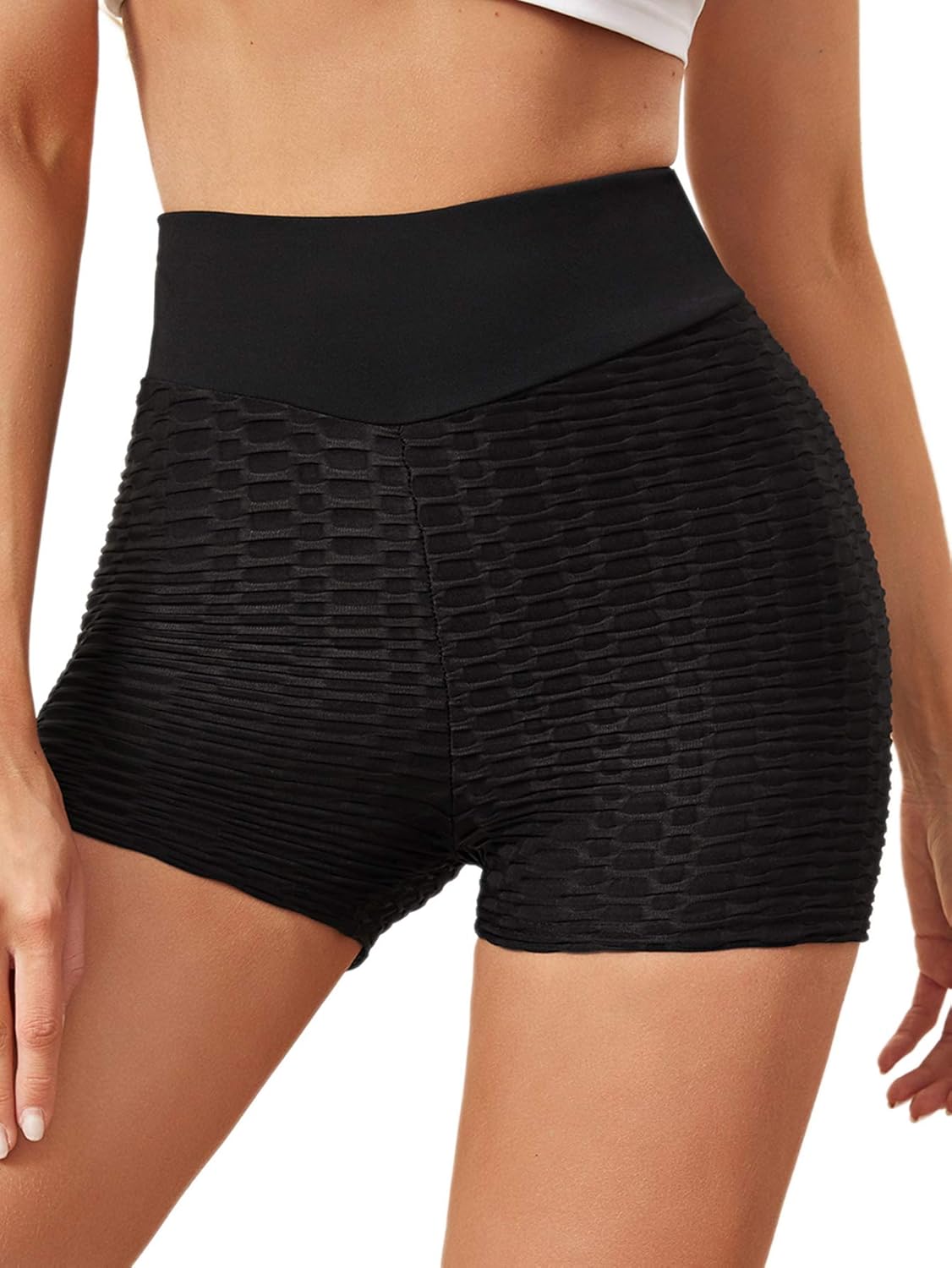 Romwe Women�s High Waist Running Workout Shorts Wide Romwe Women�s High Waist Running Workout Shorts Wide