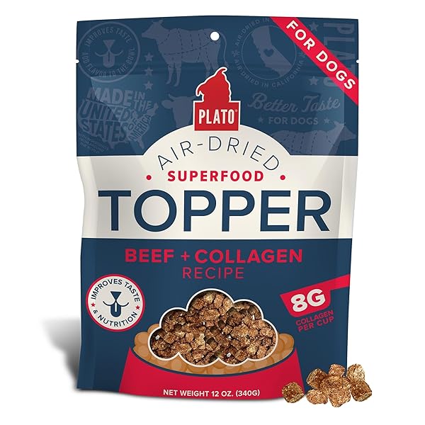 PLATO PET TREATS DOG FOOD TOPPERS – AIR-DRIED...