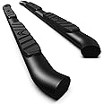 MaxMate 3.5" Oval Nerf Bar Side Steps Compatible with 2015-2025 Chevy Colorado GMC Canyon | Crew Cab | SS2C35168MX | Side Rails Running Boards