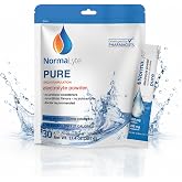 NormaLyte Pure Electrolyte Powder Sticks, 30 Count | Clinically studied formula, Electrolyte drink mix, Hydration support, Single-serve convenience, Ready in seconds