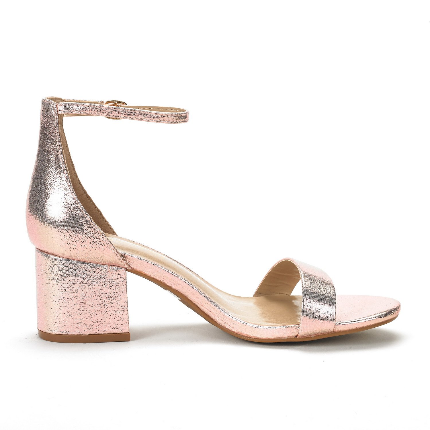 DREAM PAIRS Women's Low-Chunk Low Heel Pump Sandals - Image 4