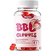 Jiaoming BBL Gummies for Bigger Butt Growth and Hips, Vitamins & Herbal Blend Booty Curves Enhancer Yummy Gummies for Women, with Herbal Extracts Ginseng, Fenugreek Seed & Motherwort, Berry Flavor