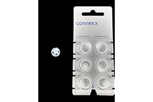 Connexx Accessories Siemens / Rexton Click Domes (6 domes) NEW Blister Pack (8mm Open)