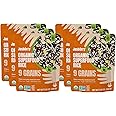 Jasberry Organic Rice with 9 Grains - Superfood Rice with High Antioxidants, Ready to Eat or Heat, Non-GMO, Gluten-Free, USDA Certified Organic, Vegan, (7oz, 6-Pack)