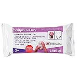 Sculpey Air-Dry White, Non Toxic, Air Dry Clay, 2.2