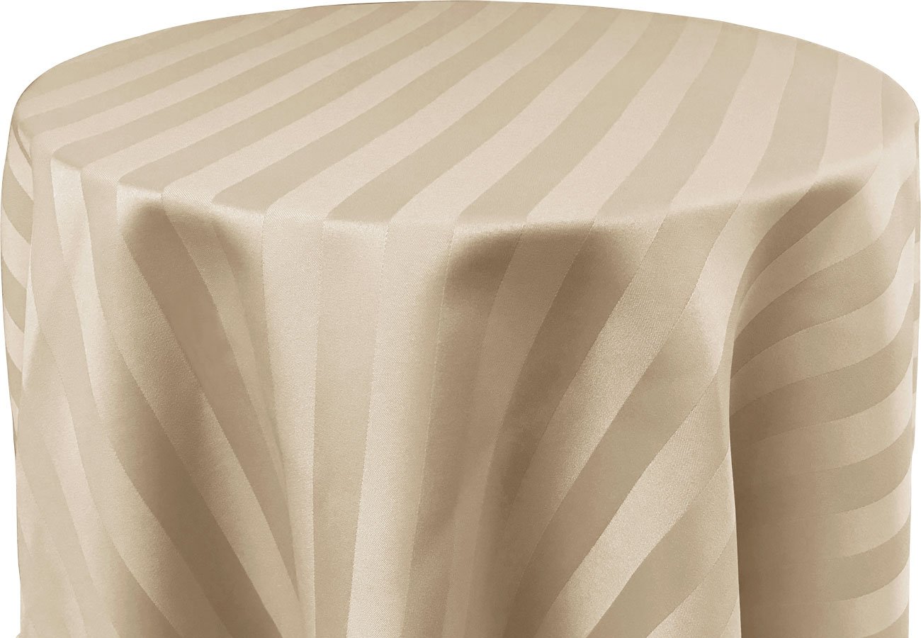 Bright Settings 54 x 96 Inch Oval Tablecloth, Polystripe