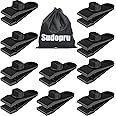 Tarp Clips Heavy Duty Lock Grip, 10 Pcs Tarp Clamps, Pool Cover Clips, Shark Tent Fasteners Holder for Camping, Awnings, Car Cover,Pool Cover,Boat Cover (10Clips+1Bag)