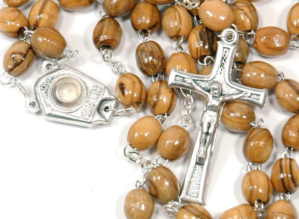 Most Original Gifts Crucifix Necklace with River Water