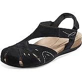 Earth Birdine Women's Sandal, 11 C/D US, Black