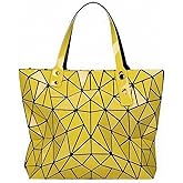 Geometric Lattice Top-handle Handbag for Women Matte Tote Purse Handbags Geometry Shoulder Bag
