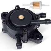 BlueStars 72873G01 Fuel Pump - Fits EZGO Gas Golf Cart 295cc 350cc Robin | For 4-cycle Engine Kawasaki FE290 FE350 TXT RXV ST Medalist Workhorse Club Car Yamaha G16-G19 G20 G22 G29
