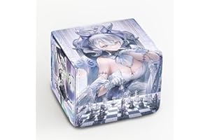 Sabermaster Labrynth Ygo Deck Box - Fits MTG, 100+ Card Storage Box, Premium PU Leather Card Case
