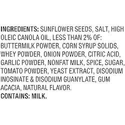 DAVID Roasted and Salted Sunflower Seeds, Ranch