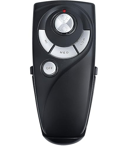 Merwry 3-Speed Ceiling Fan Remote Control – Wireless, Black – Replacement – 1-Pack