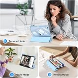 FINTIE Hybrid Case for iPad Air 11 M4/M3/M2 2026-2024 Blue with Pencil Holder view 3