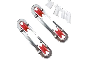 Aluminum Clothesline Spreader, 2Pcs Outdoor Clothes Line Separator Pulley, Pulley Clothesline Accessories for Heavy Loads and