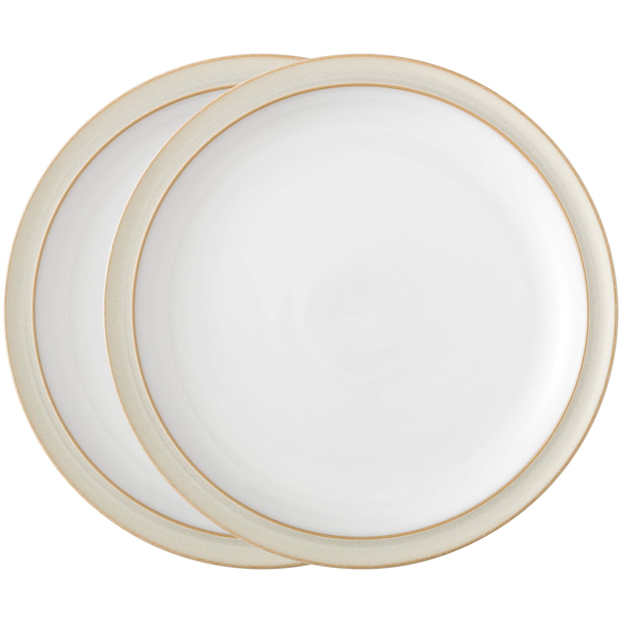 Denby 16048805 Linen 2 Piece Dinner Plate Set