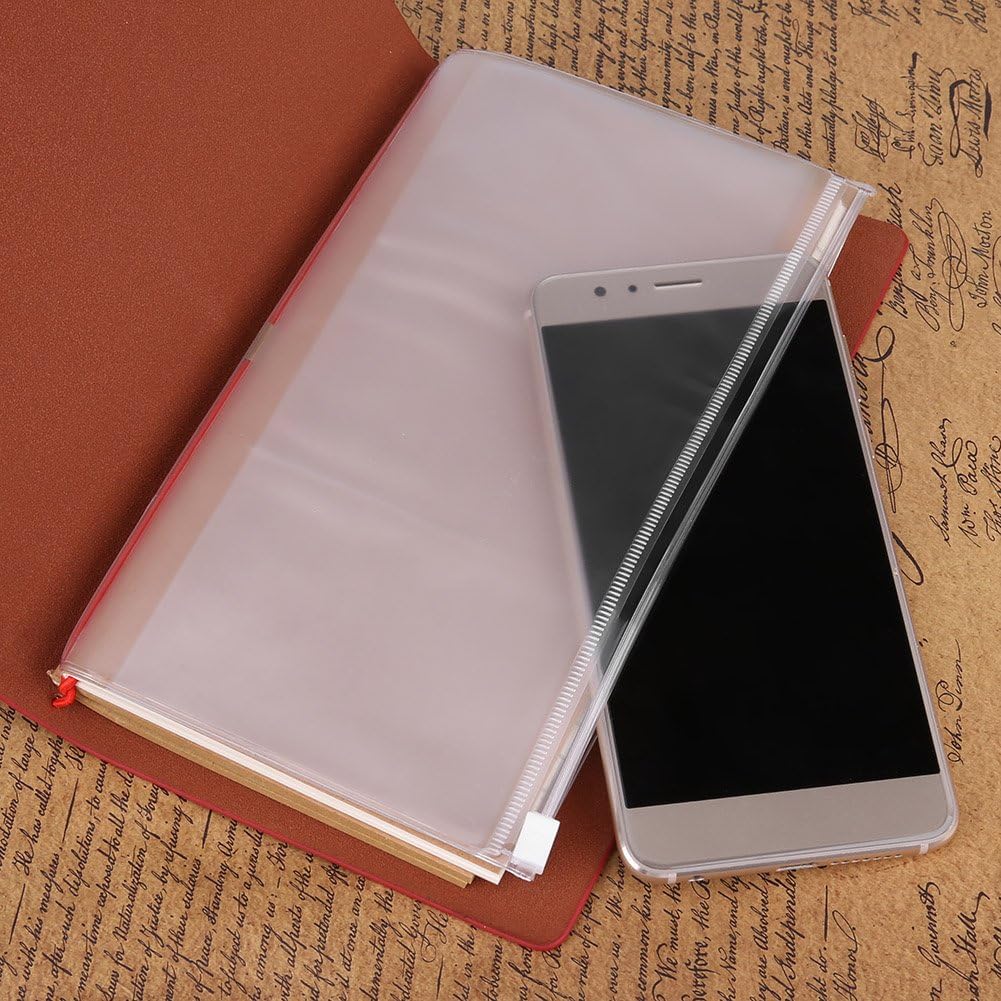 Hilitand Classic 5 Colors PU Leather Travel Notebook Personalized Journal Journal Refillable Notepad (Red) - Image 4