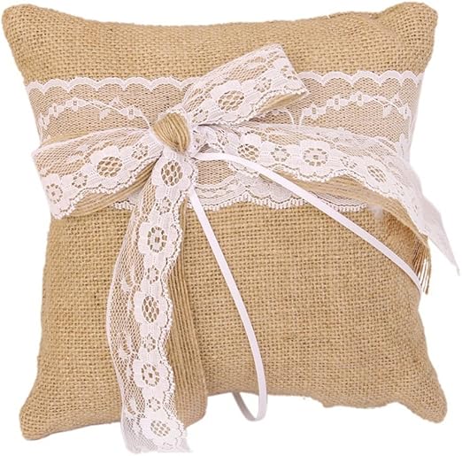 cojin anillos boda amazon