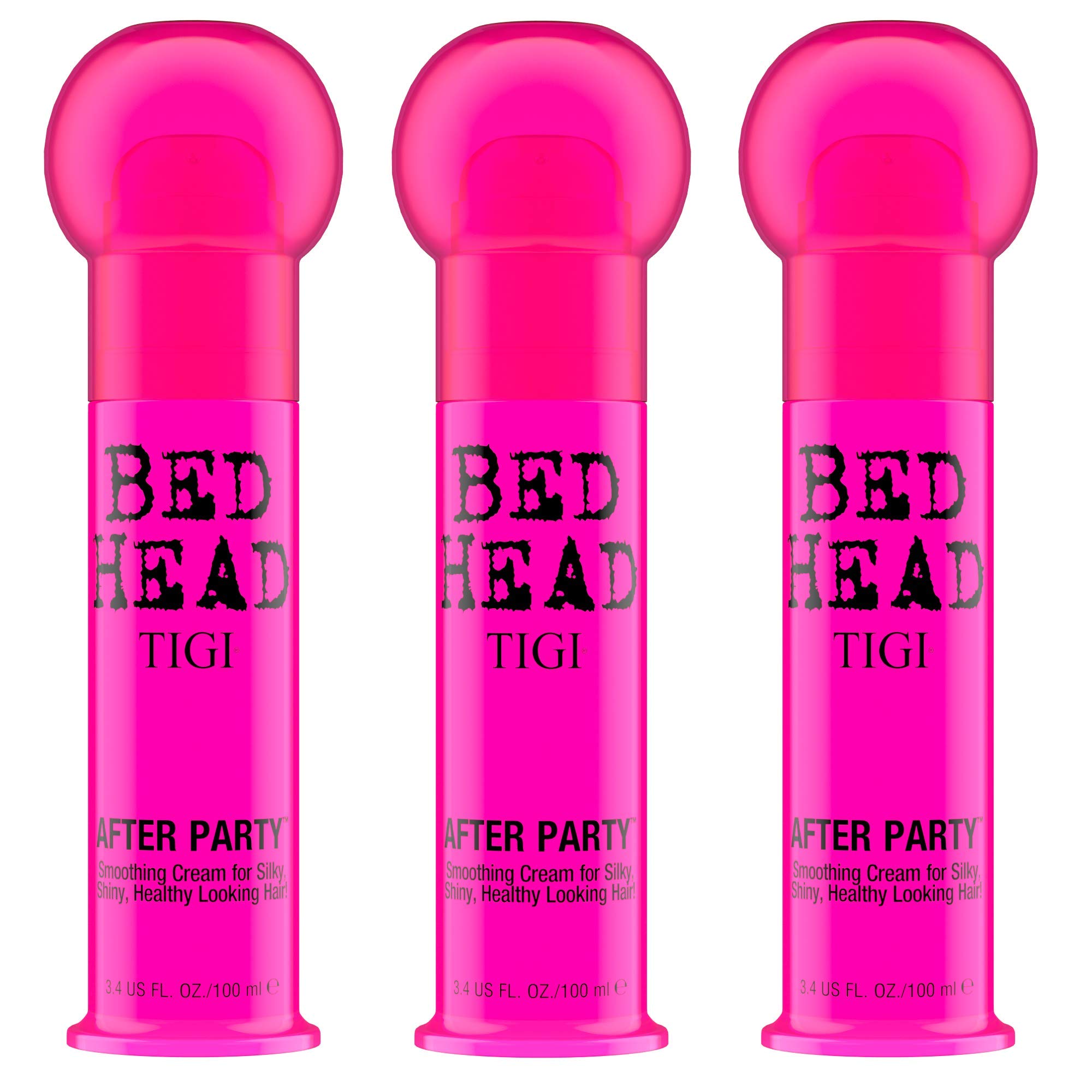 TIGI Bed Head After Party Smoothing Cream for Shiny Frizz Free Hair 100 ml Pack of 3