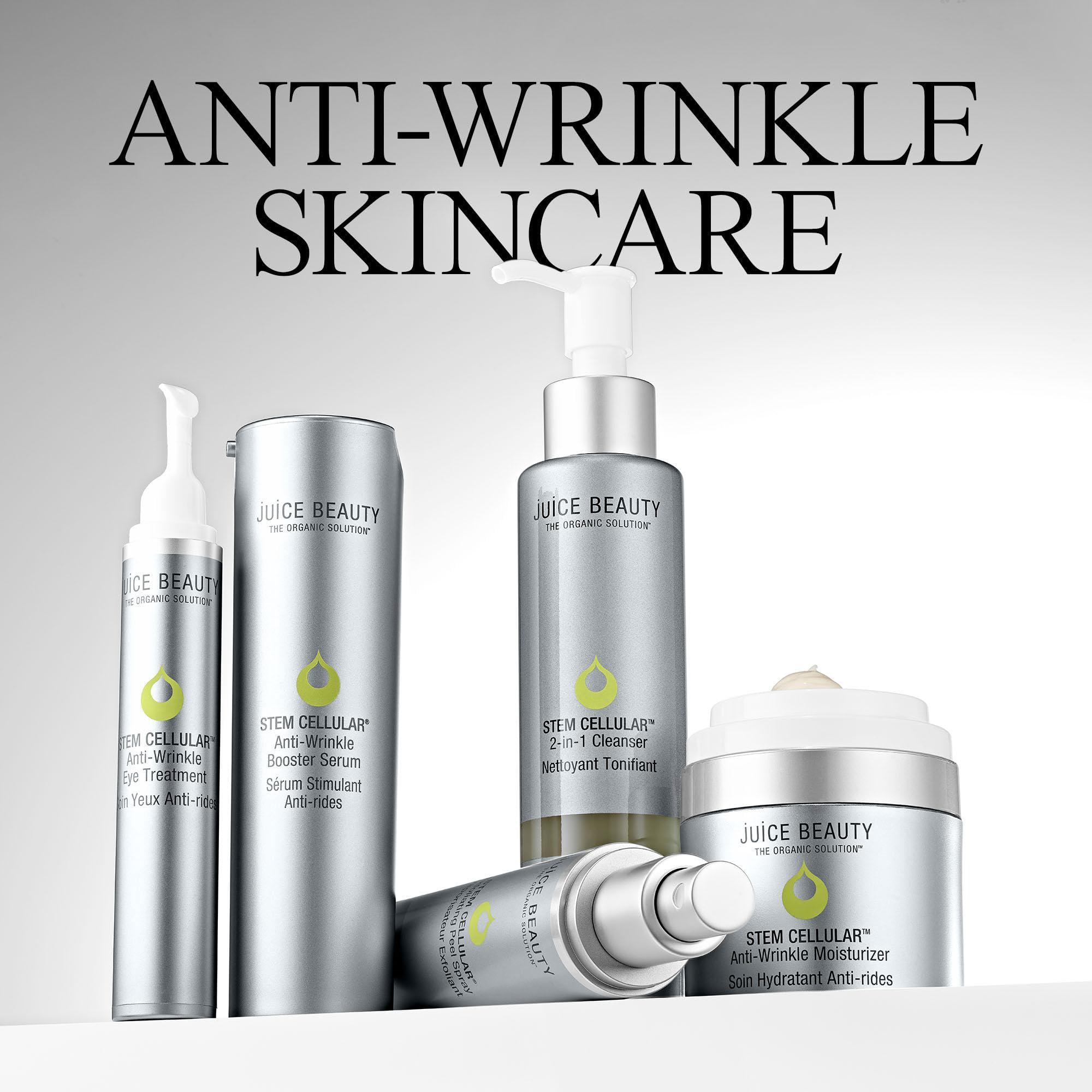 Juice Beauty Stem Cellular 2-in-1 Cleanser - 133 mL - Removes Makeup, Deeply Cleanses + Helps Tone Skin - Vegan, Cruelty Free