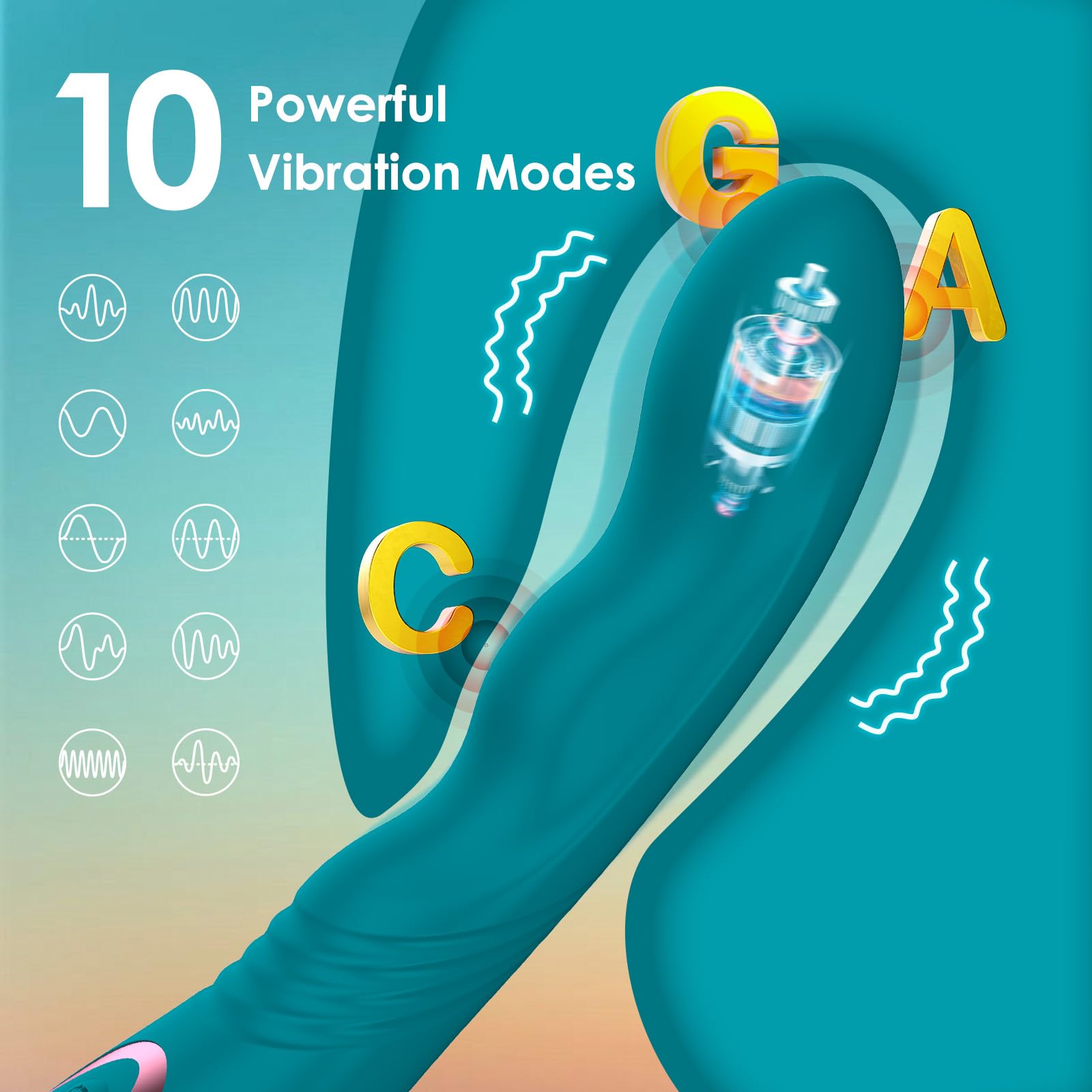 Vibrator for G Spot, Sex Toys with 3 Rotation Modes and 10 Vibration Modes, Quiet Dildo Vibrators, Sex Toyscouples for Couples, Sex Toýs for Woman, Sex Toy, Vibrators, Adult Toys