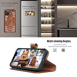 RMAWRAD Wallet case for iPhone 13 pro Max Real