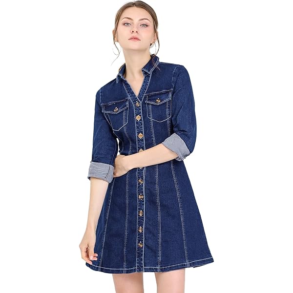 LAUREN RALPH LAUREN Womens Denim Lace-Up Casual Dress Blue S at Amazon Women's Clothing store LAUREN RALPH LAUREN Womens Denim Lace-Up Casual Dress Blue S at Amazon Women's Clothing store