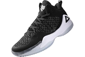 PEAK High Top Mens Basketball Shoes Streetball Master Breathable Outdoor Sneakers Cushioning Shoes for Fitness