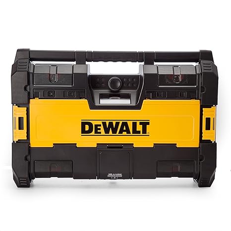 DeWalt DWST1 – 75663-gb TOUGHSYSTEM DAB Radio mit 6 Lautsprecher/Bluetooth und USB – Schwarz