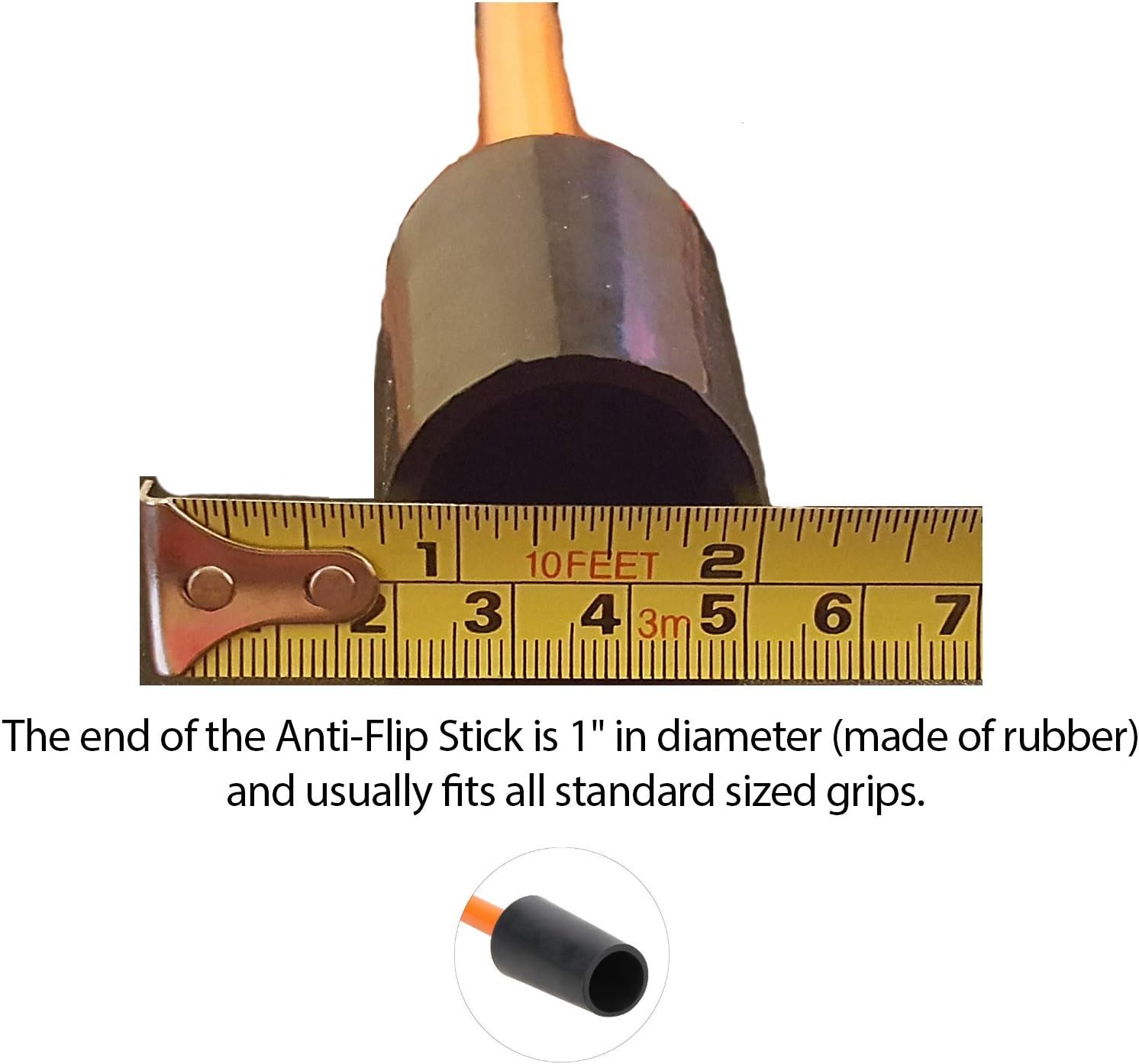 Anti-Flip Stick; Impact Golf Swing Training Aid | Teaches Proper Impact & Swing Plane | Golf Swing Trainer | Golf Chipping Practice Aid : Sports & Outdoors