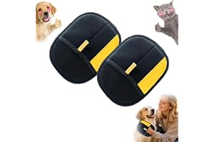 GENERIC 2025 New Petpal Hair Remover, Pet Hair Removal Glove, Electrostatic Gloves PetHair Removal, Washable Reusable Dogs Cats Hairgloves for Furniture Bed Sheets Couch Clothes Carpet (2Pcs)