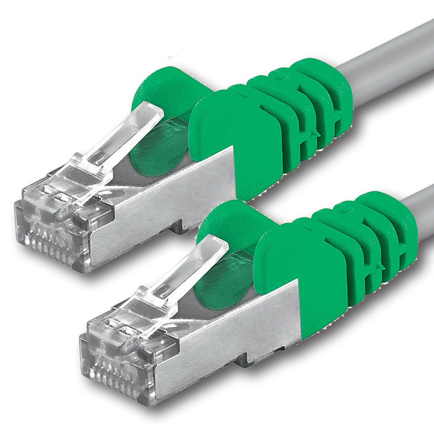 1aTTack.de 3.0 m - Crossover CAT.5 CAT5 network cable Ethernet cable Internet DSL cable patch cable CAT 5 compatible with CAT.6 CAT.6a CAT.7
