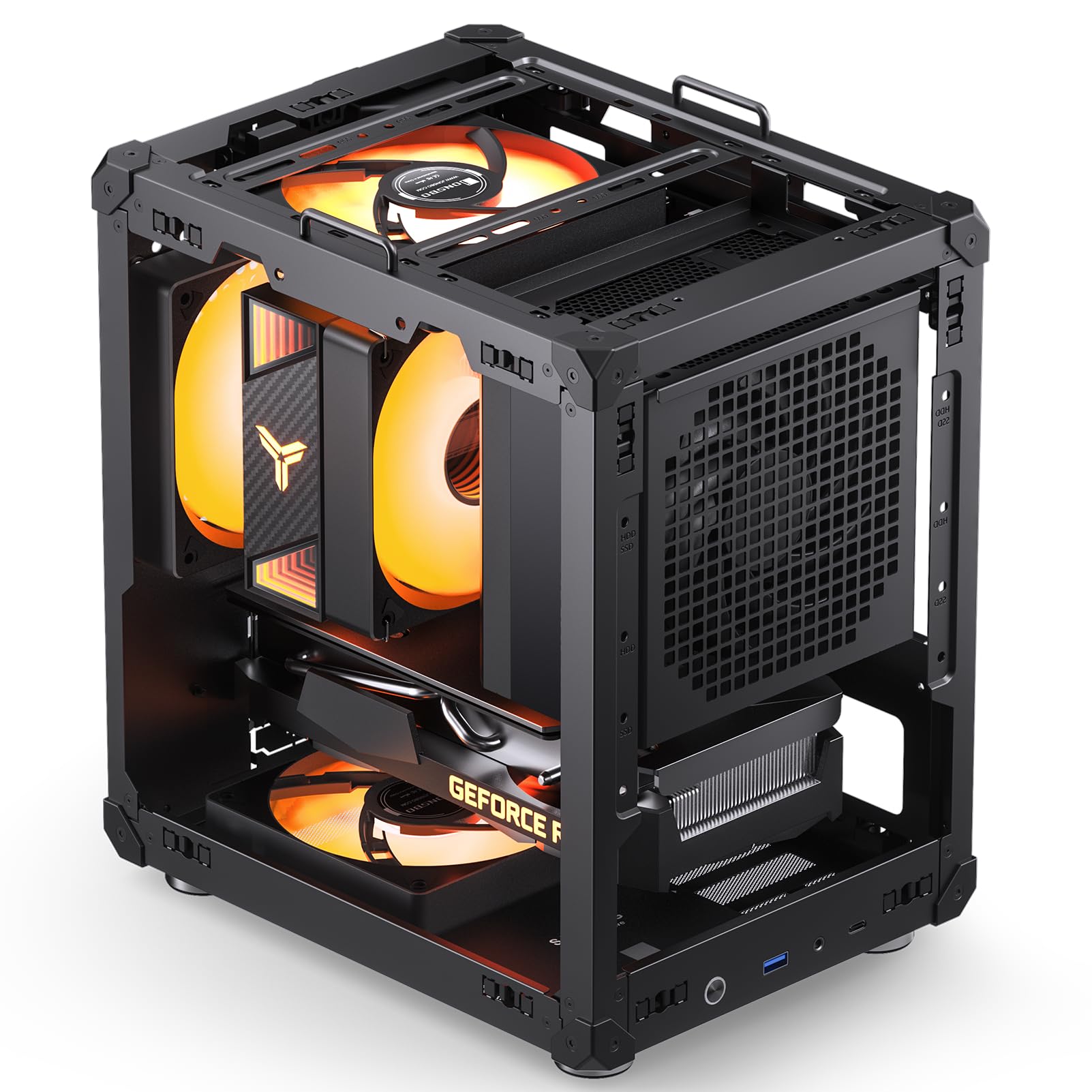 Mua JONSBO C6-ITX Black Mini ITX Handled Mesh PC Case, Simple Compact ...