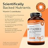 Nutravita Vitamin C 1000mg 180 Tablets 6 Month Supply UK Made Vegan view 2