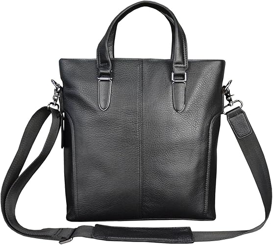 Amazon トートバッグ メンズ 本革 2way 手提げバッグ レザー ハンドバッグ ブラック 黒色 ビジネス カジュアル Npエリア トートバッグ